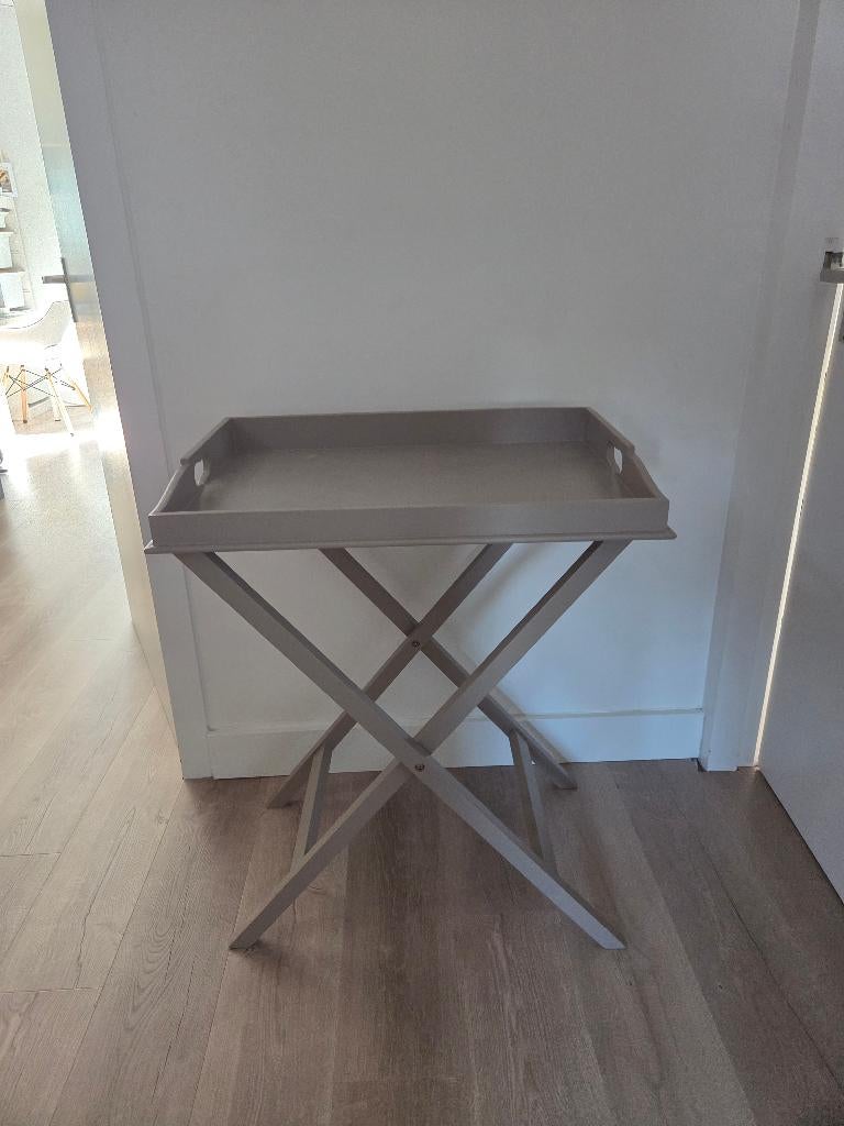 Butler tray, Ophalen, Zo goed als nieuw, Rechthoekig, Hout
