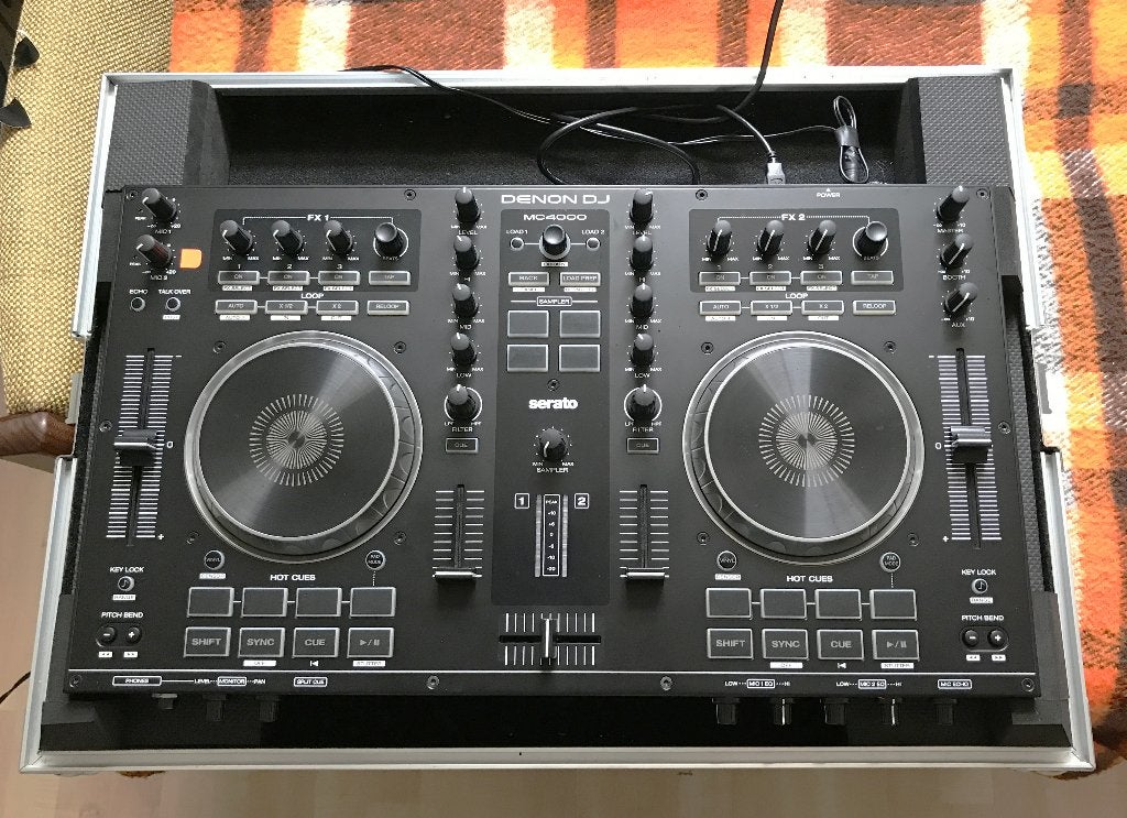 Denon DJ MC4000 controler incl flightcase, Ophalen, Zo goed als nieuw, Dj-set, Denon