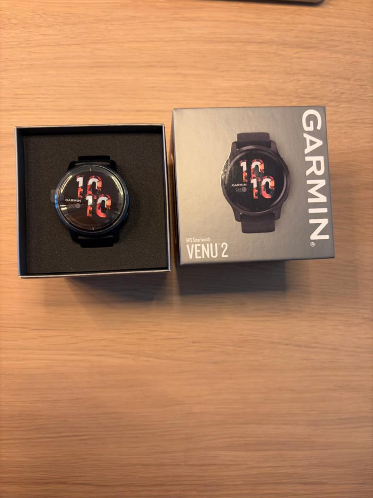 Garmin venu 2 45mm, Ophalen of Verzenden, Zo goed als nieuw, Zwart, Android