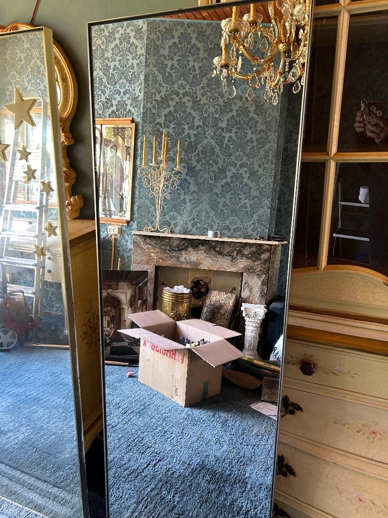 twee grote passpiegels komen uit een balletschool gebruikt, Huis en Inrichting, Ophalen, Gebruikt, 150 tot 200 cm, Rechthoekig