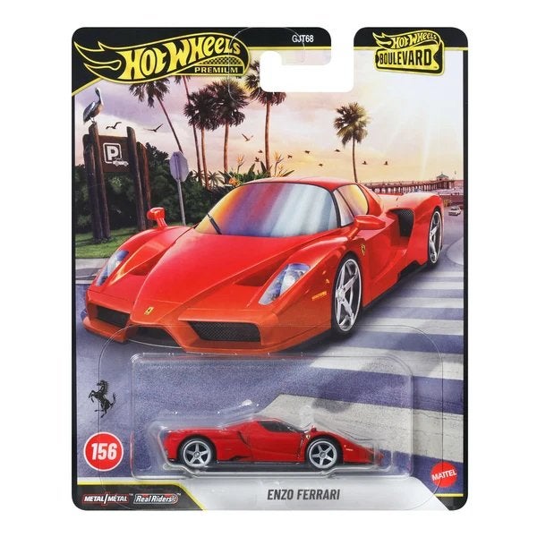Hot Wheels Premium Ferrari Enzo, Hobby en Vrije tijd, Ophalen of Verzenden, Zo goed als nieuw, Auto