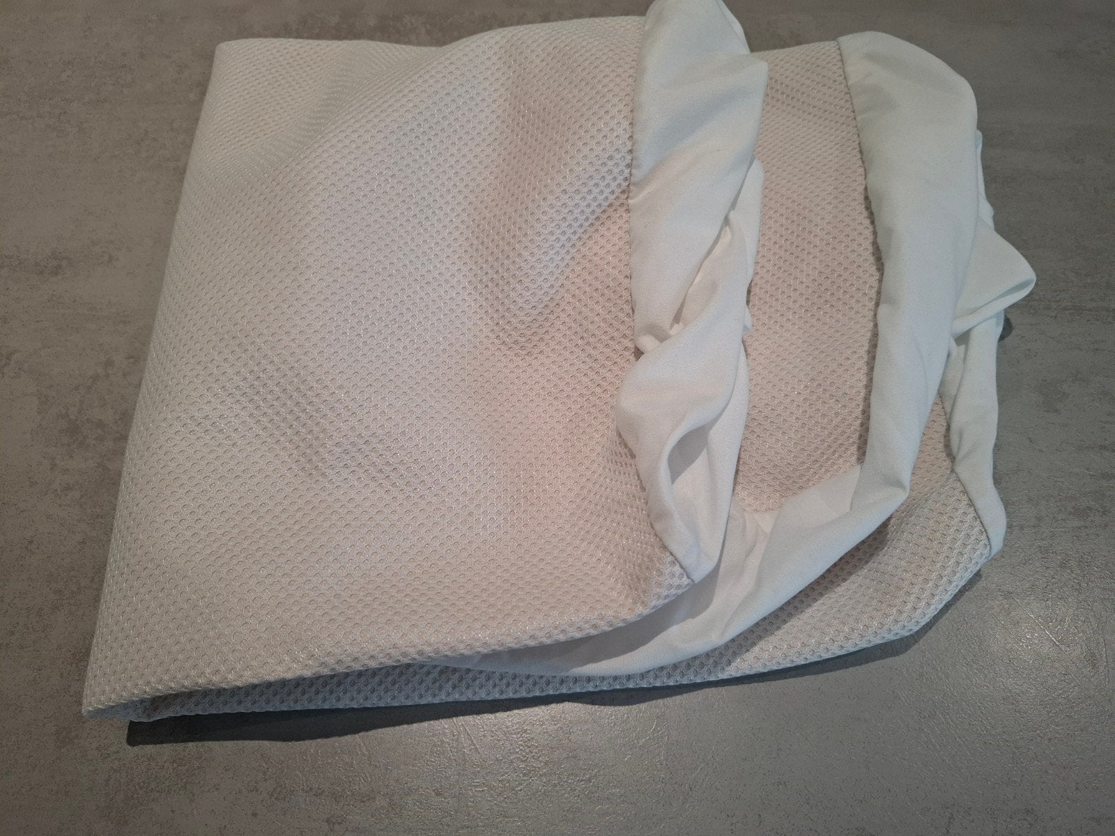 IKEA Lenast molton matrasbeschermer 60x120, Ophalen, Overige maten, Matrasbeschermer, Wit