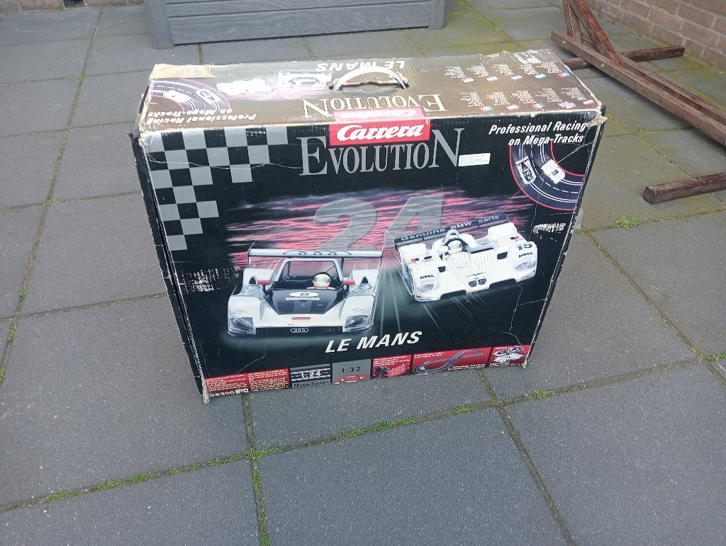 Carrera Evolution racebaan 1:24, Kinderen en Baby's, Speelgoed | Racebanen, Ophalen, Gebruikt, Zelf te bouwen, Carrera
