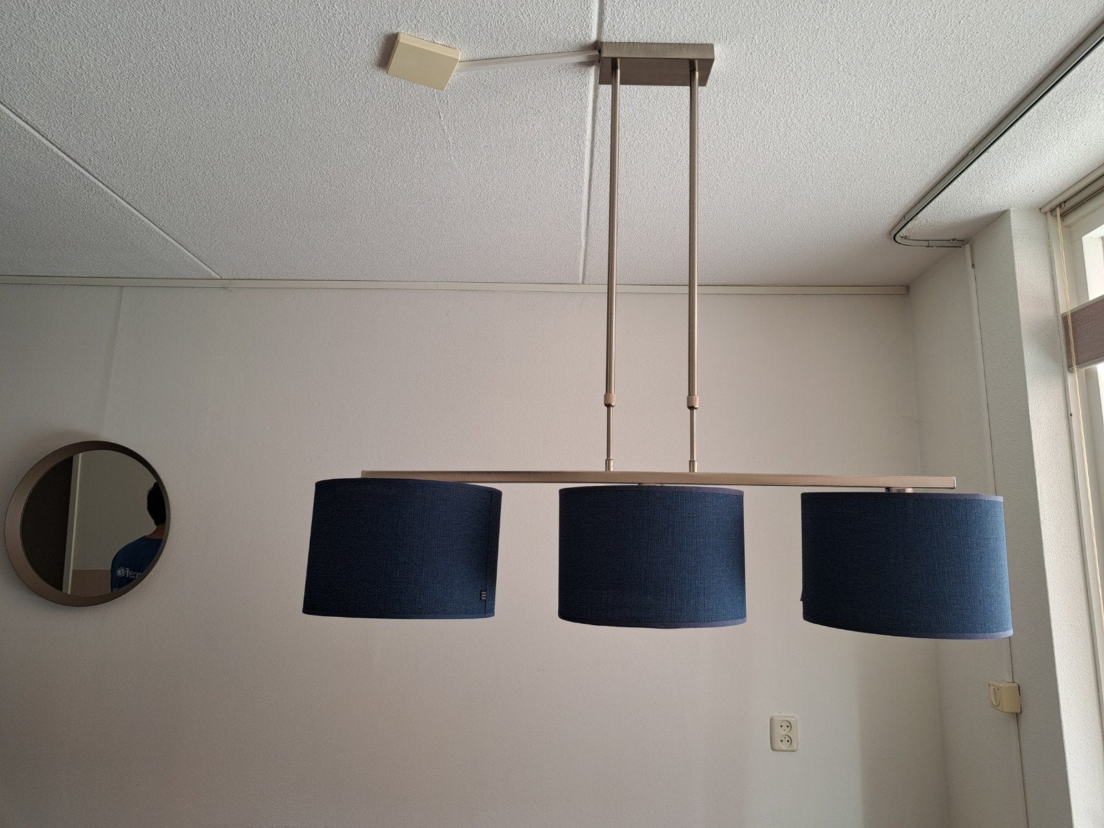 Verstelbare Eettafel/Keuken Hanglamp, Ophalen, Gebruikt, Modern, Industrieel, E27 (groot)