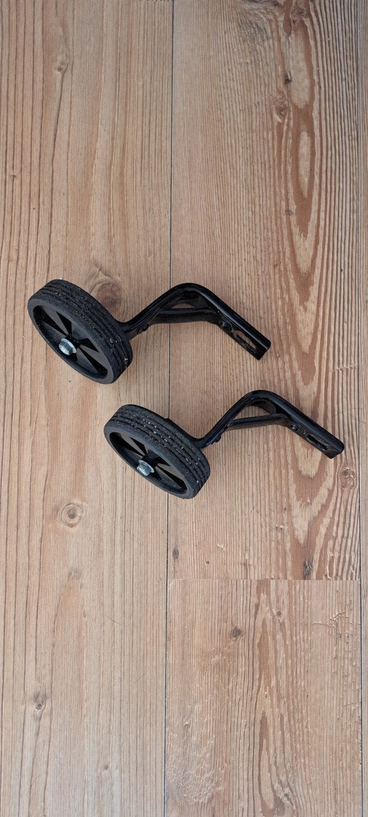 Zwarte zijwieltjes voor kinderfiets, Ophalen of Verzenden, Gebruikt