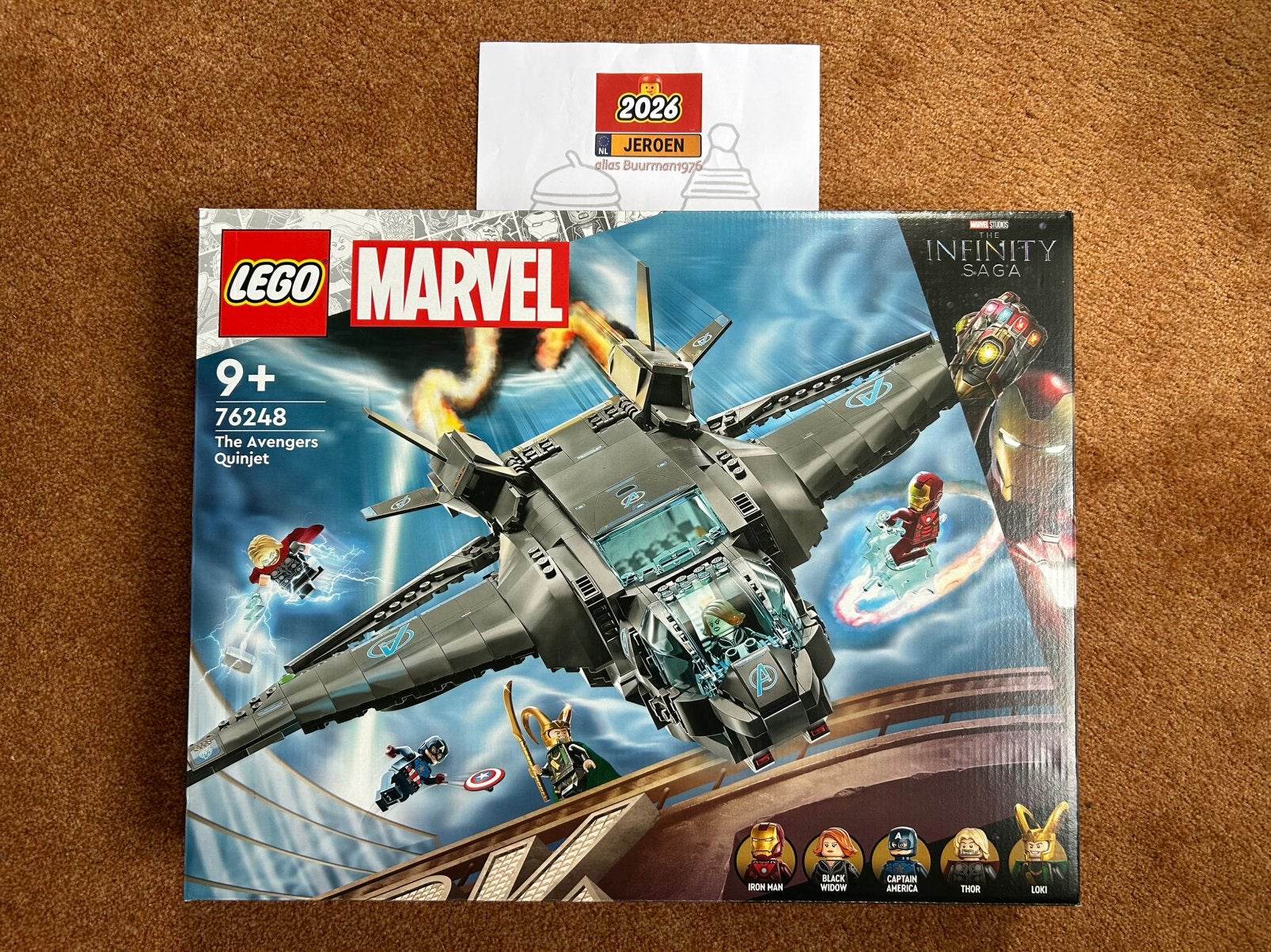 Lego 76248 Marvel: The Avengers Quinjet (NIEUW & MISB), Star Wars, Lego, Nieuw, Ophalen of Verzenden