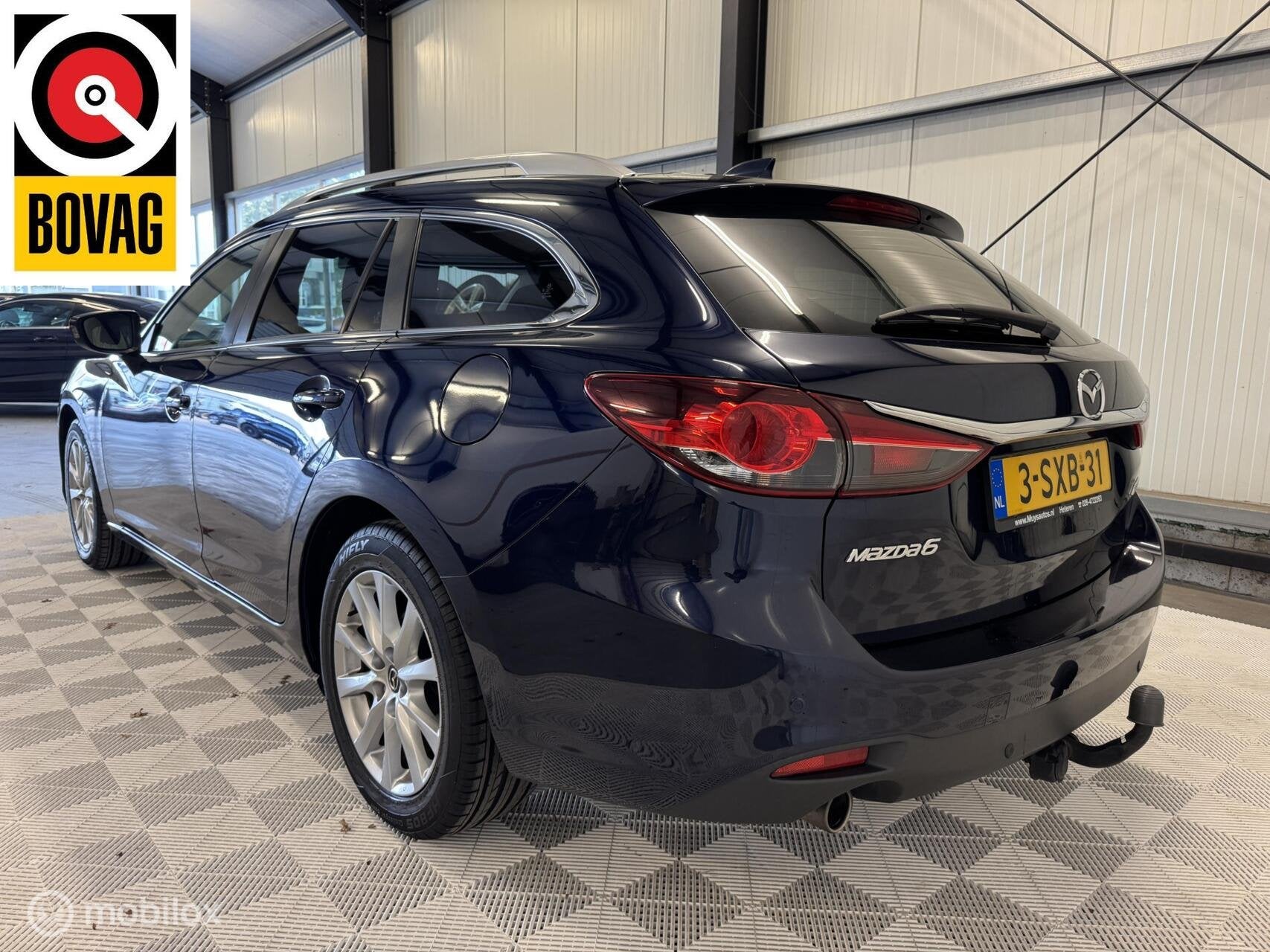 Mazda 6 Sportbreak 2.0 TS, Trekhaak, Climate control, Cruise, Auto's, Voorwielaandrijving, 680 kg, 4 cilinders, Origineel Nederlands