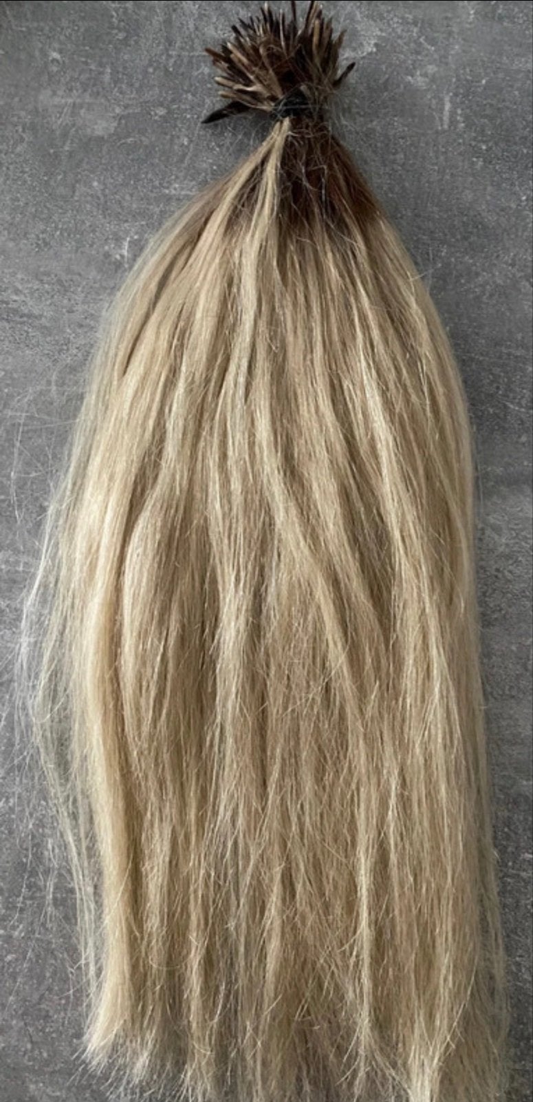 Microring extensions 115 gram 46 cm, Ophalen of Verzenden, Gebruikt, Pruik of Haarverlenging