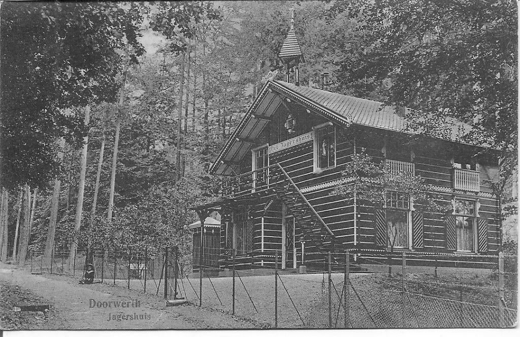 Doorwerth Jagershuis., Ophalen of Verzenden, 1920 tot 1940, Ongelopen, Gelderland