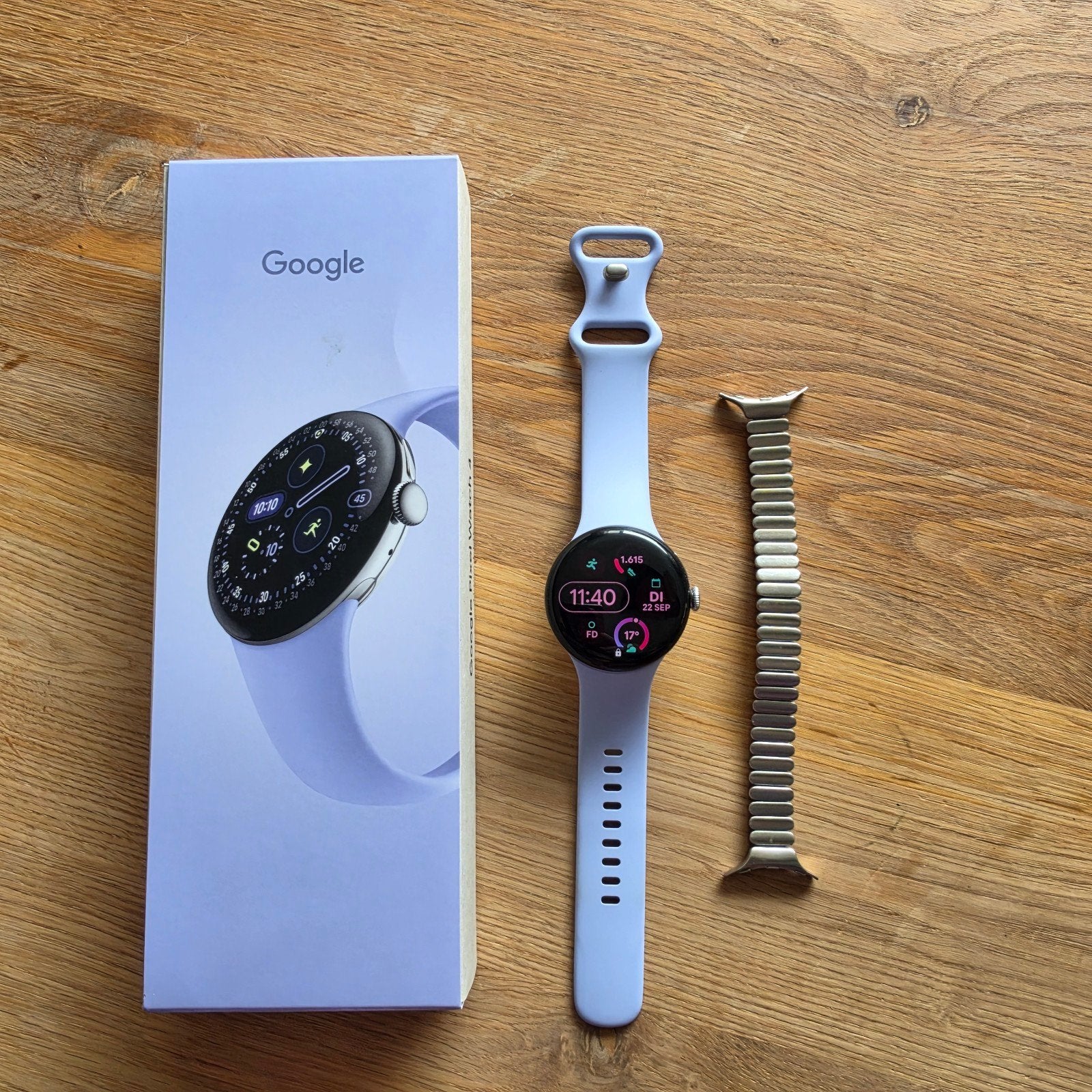 Google Pixel Watch 4 LTE + extra metalen bandje