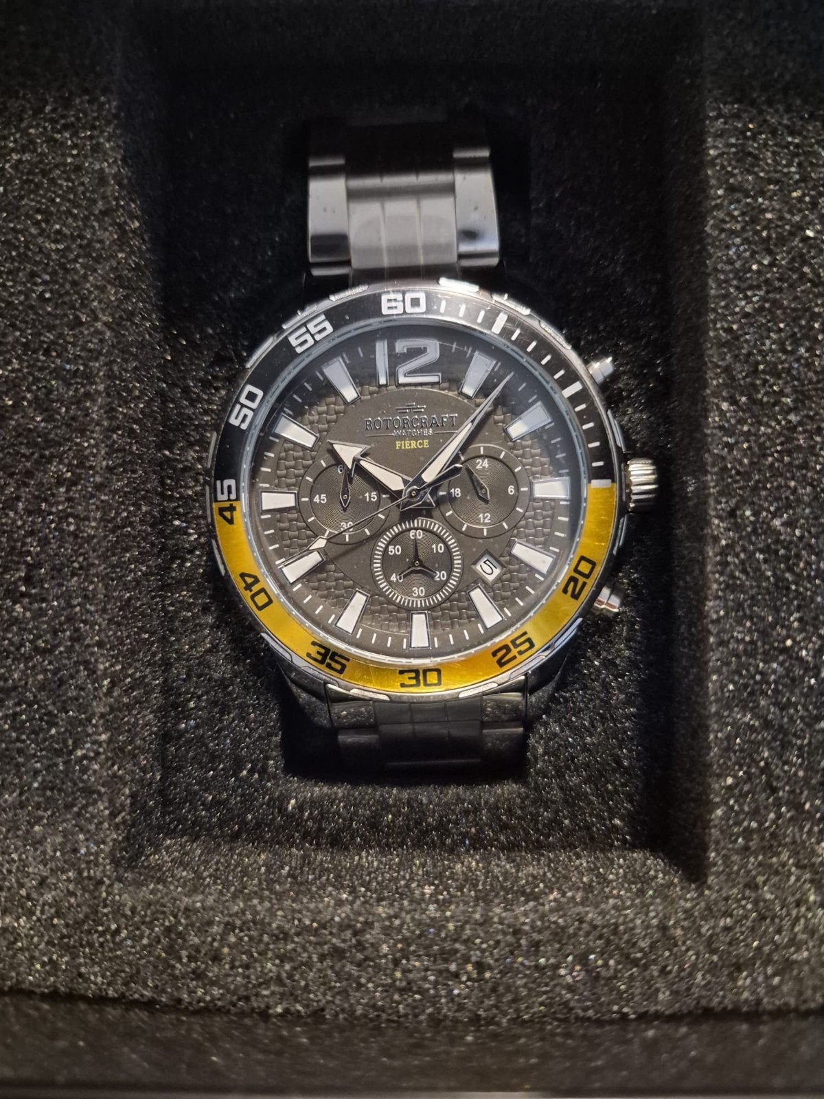 Rotorcraft Fierce horloge - Nieuw en ongebruikt, Staal, Staal, Polshorloge, Nieuw