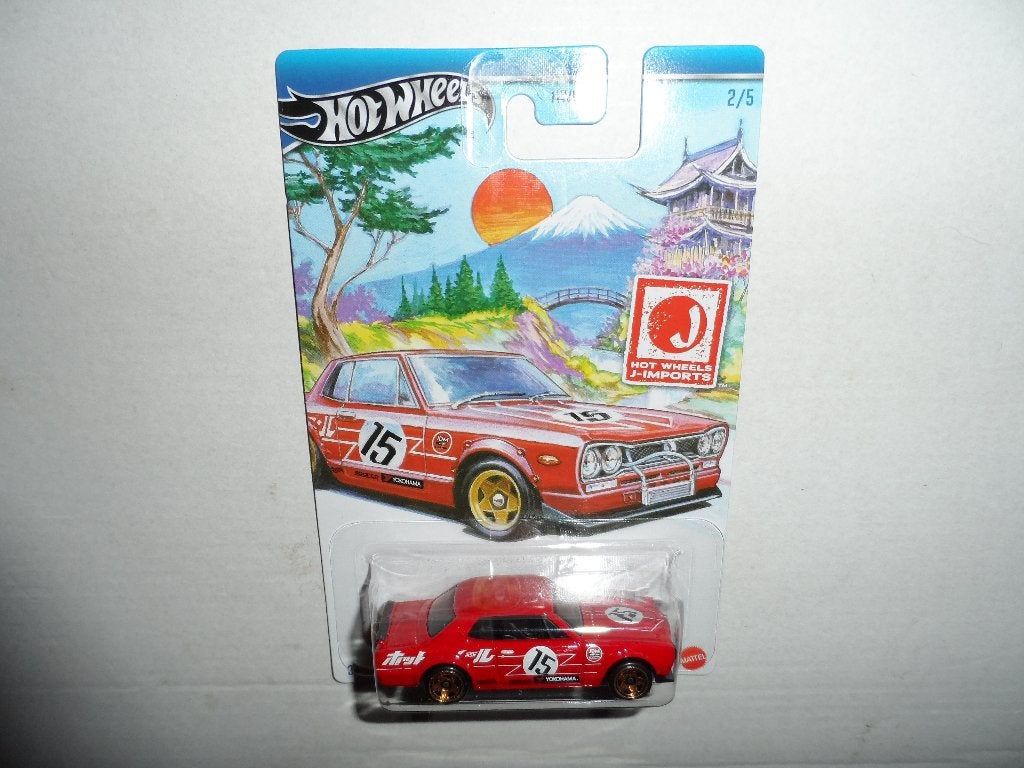 Hot Wheels - J-Imports - Nissan Skyline HT 2000GT-X - 1:64, Ophalen of Verzenden, Nieuw, Auto