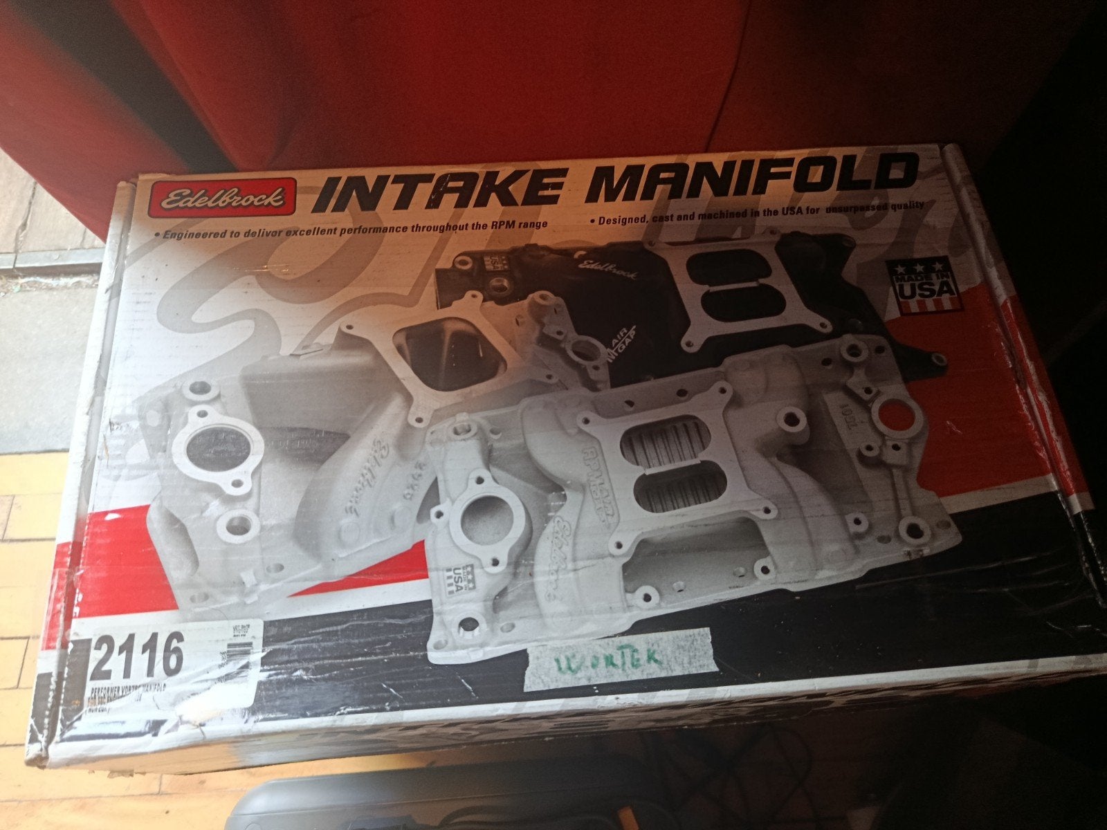 chevrolet edelbrock intake manifold 2116 vortec engines, Ophalen of Verzenden, Chevrolet