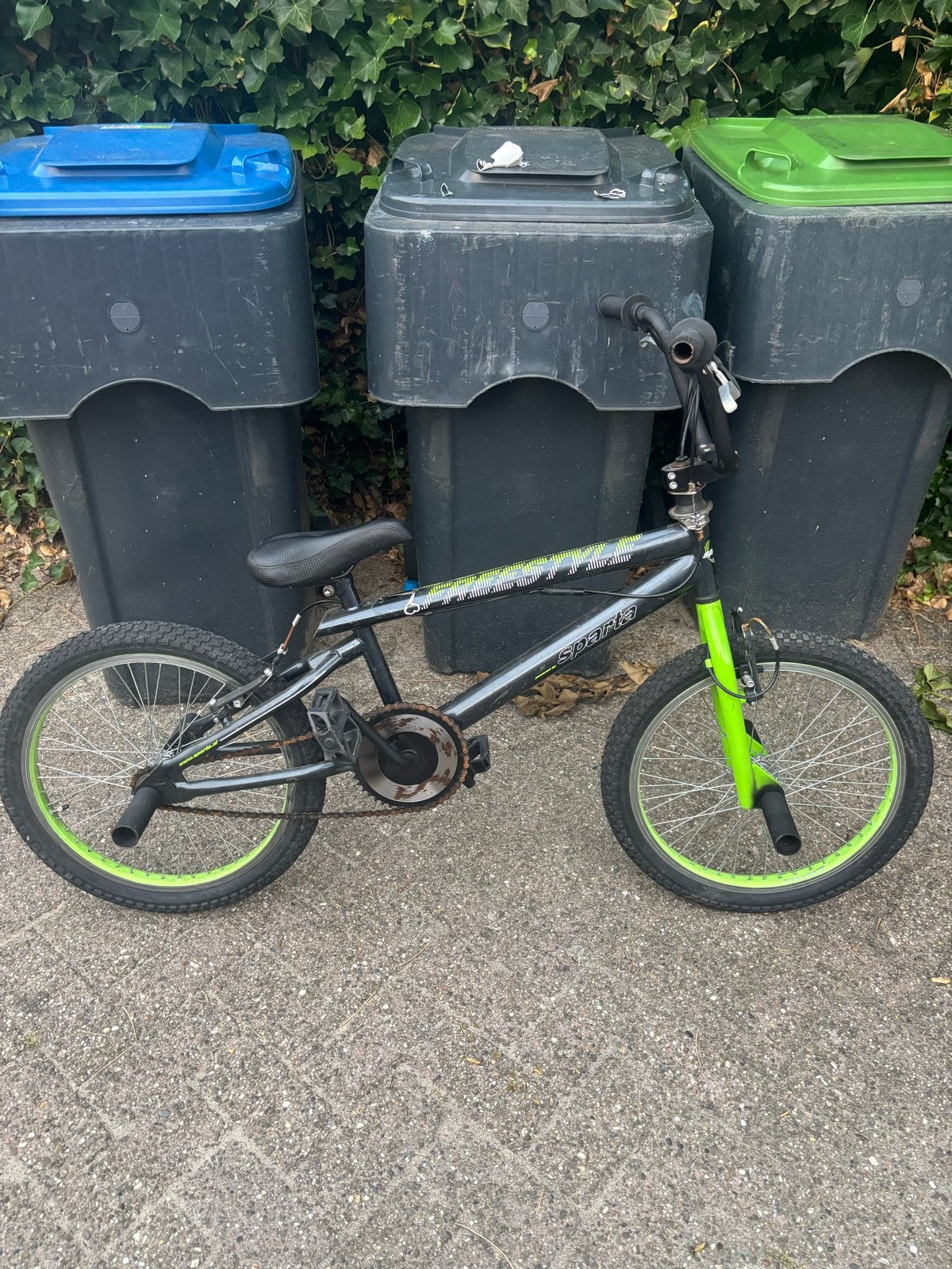 BMX fiets Sparta, 20 inch, met voetsteunen, Ophalen, Staal, Velgrem, Voetsteunen