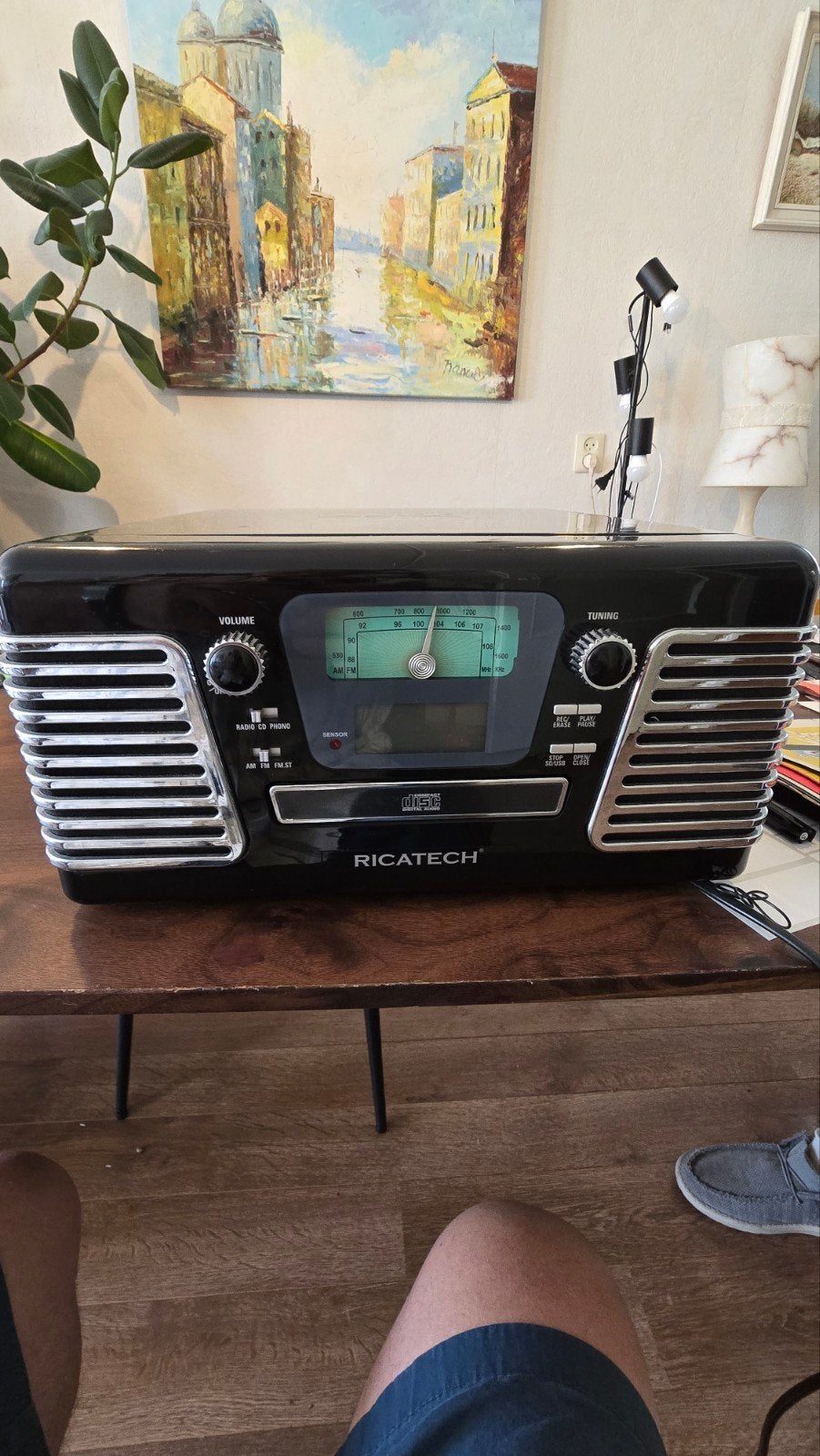 Ricatech AutoRama Platenspeler met Radio en CD-speler, Ophalen, Gebruikt, Overige merken