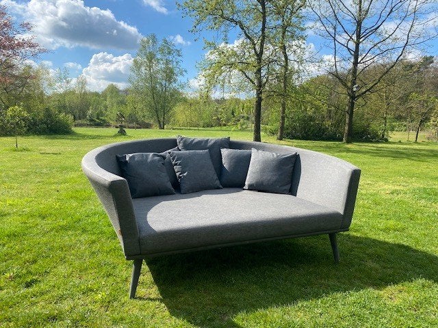 Life tuinbank, Tuin en Terras, Tuinsets en Loungesets, Ophalen, 4 zitplaatsen, Aluminium, Zo goed als nieuw