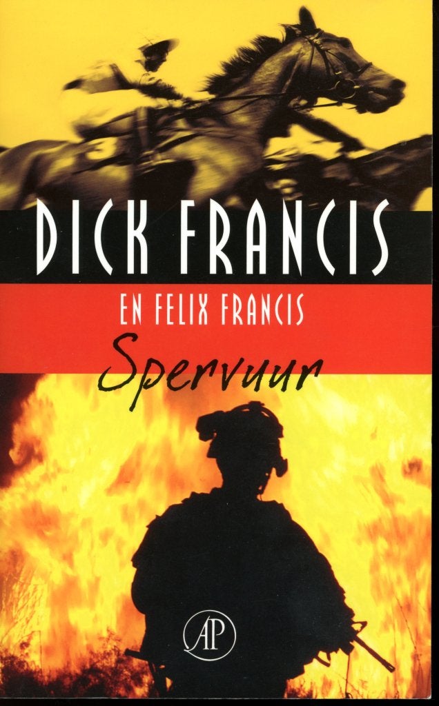 Thriller 'Spervuur' – Dick & Felix Francis (335 blz), Ophalen of Verzenden, Zo goed als nieuw