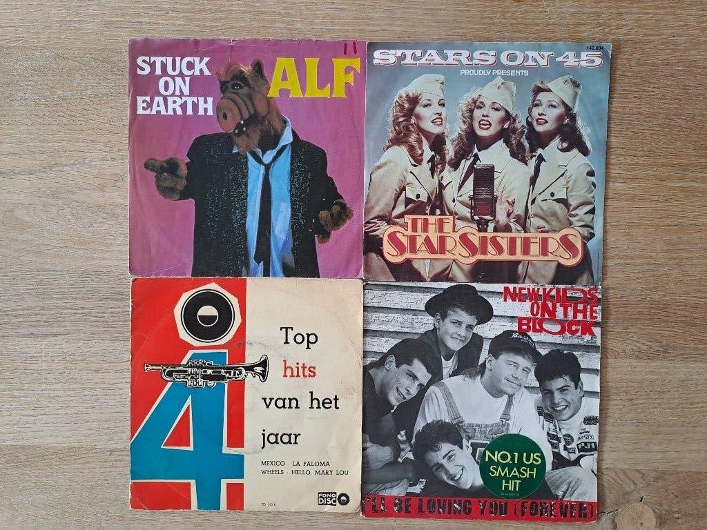 SINGELTJES. 4 STUKS. OUD., Cd's en Dvd's, Ophalen of Verzenden, Gebruikt, 7 inch, Pop