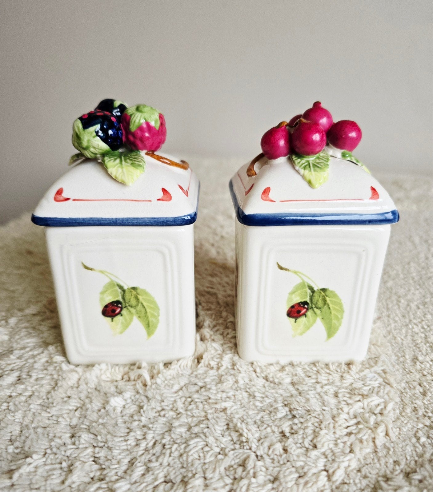 Villeroy en Boch marmelade potjes, Ophalen, Zo goed als nieuw, Minder dan 50 cm