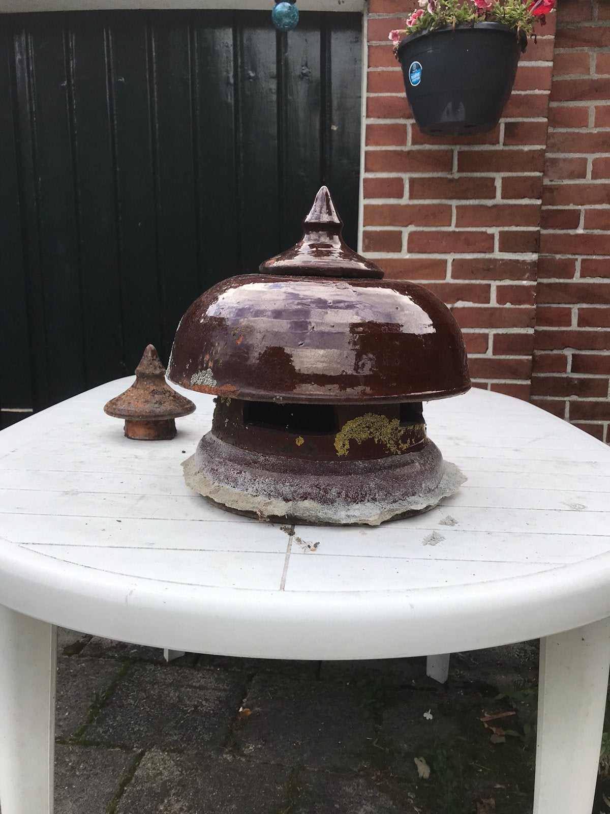 Schoorsteenpot met veegknop, Ophalen, Gebruikt, Overige typen, Minder dan 5 m²