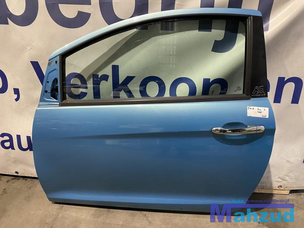 FORD KA 2 Blauw links deur portier 2008-2016, Gebruikt, Deur, Info@ford.com, Ophalen of Verzenden