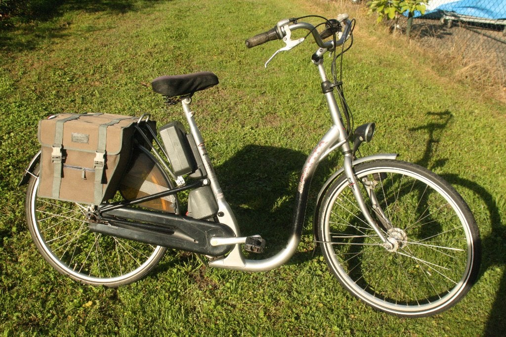 Elektrische Spartafiets met zeer lage instap.