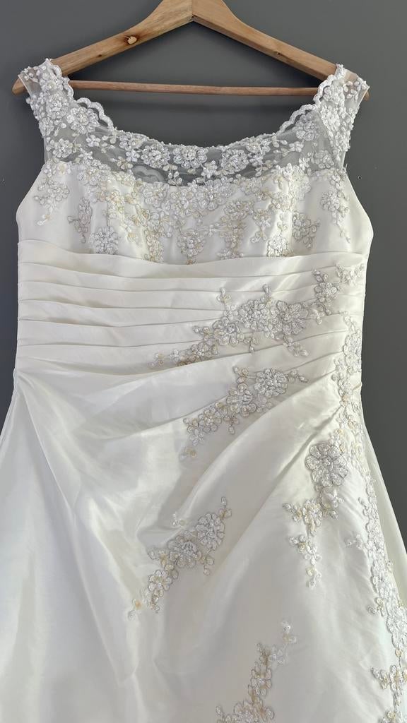 Trouwjurk ivory maat 34/36/38, Ophalen of Verzenden, Nieuw, Wit, Trouwjurk