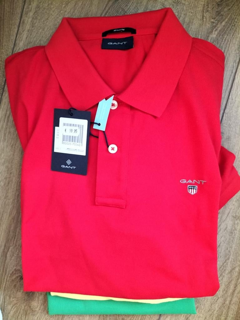 Gant polo's maat L nieuw!, Ophalen of Verzenden, Nieuw, Maat 52/54 (L)