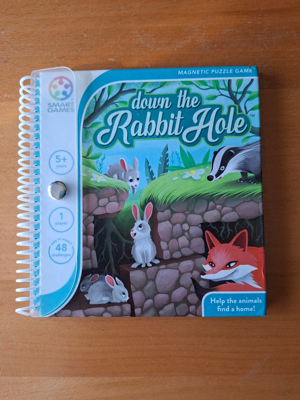 Smart games Down the rabbit hole - magnetisch reisspel, Gebruikt, Een of twee spelers, SmartGames, Ophalen of Verzenden