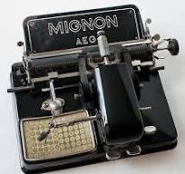 AEG typemachine voor verzamelaar, Ophalen of Verzenden, Gebruikt