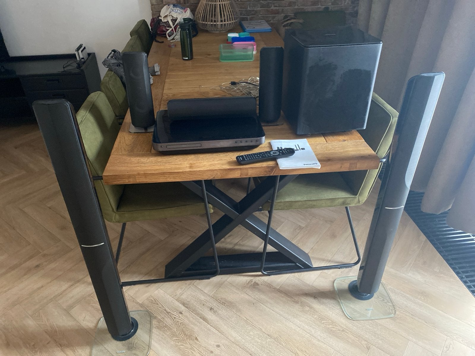 Philips Dolby Surround Set - DVD-speler defect, Audio, Tv en Foto, Home Cinema-sets, Gebruikt, Dvd-speler, 5.1-systeem, Philips