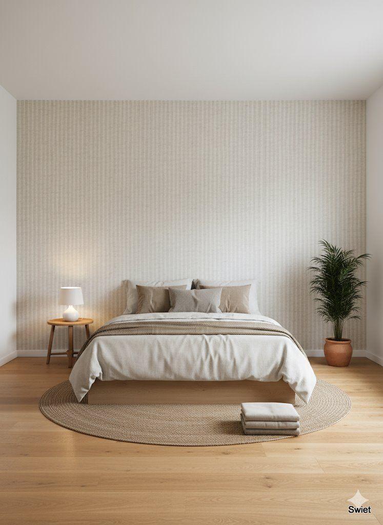 14196 Licht jute vintage behang eco woven swiet, Huis en Inrichting, Stoffering | Behang, Verzenden, Minder dan 10 m², Beige
