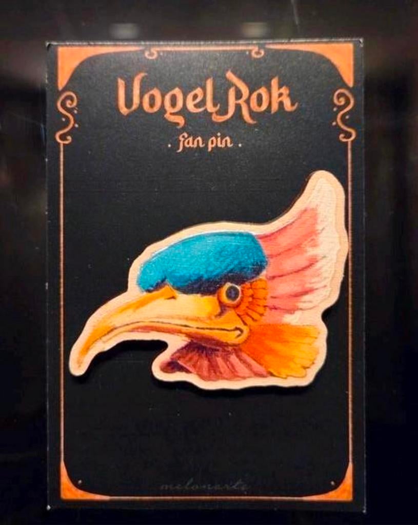 Vogel Rok Efteling fan pin, Ophalen of Verzenden, Button of Speldje