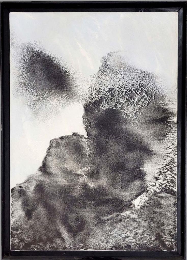 Theodorus Theo Bennes(1903)Olie doek "Abstracte Com" Ges Ged, Ophalen of Verzenden