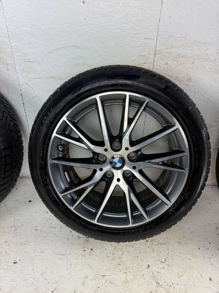 3. Originele BMW 1 2-Serie velgen 17" 5x112 Style 489 winter, Niet ingevuld, Gebruikt, Banden en Velgen, Niet ingevuld
