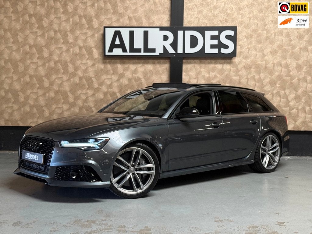 Audi RS 6 Avant 4.0 TFSI RS 6 quattro Pro Line Plus |Keramis, Auto's, Audi, Bedrijf, Te koop, RS6, 360° camera, 4x4, ABS, Adaptive Cruise Control