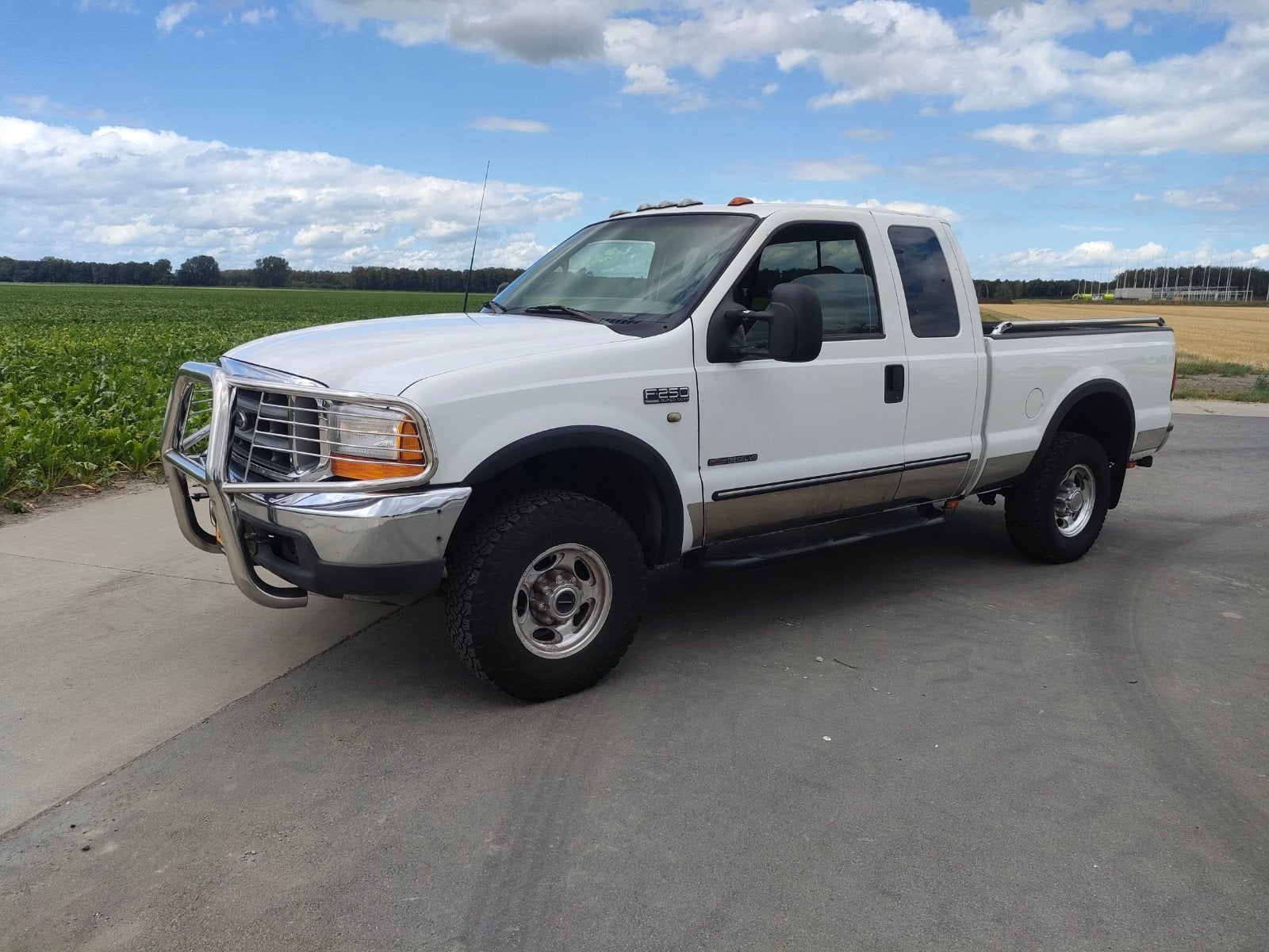 Ford F250 superduty BE trekker powerstroke, Automaat, Wit, Leder, Diesel