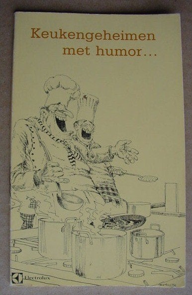 Keukengeheimen met Humor-Eli Asser-Maitre Pierre- Bert, Eli Asser, Zo goed als nieuw, Nederland en België, Tapas, Hapjes en Dim Sum