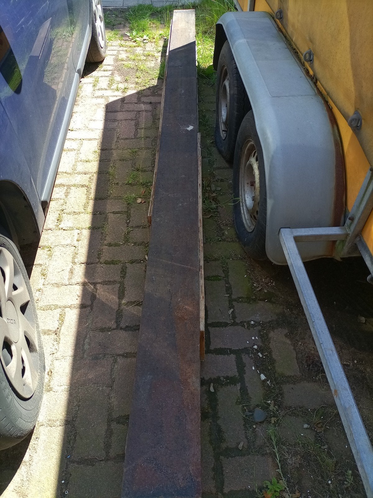 H balk 349*18, Doe-het-zelf en Verbouw, Metalen, Ophalen