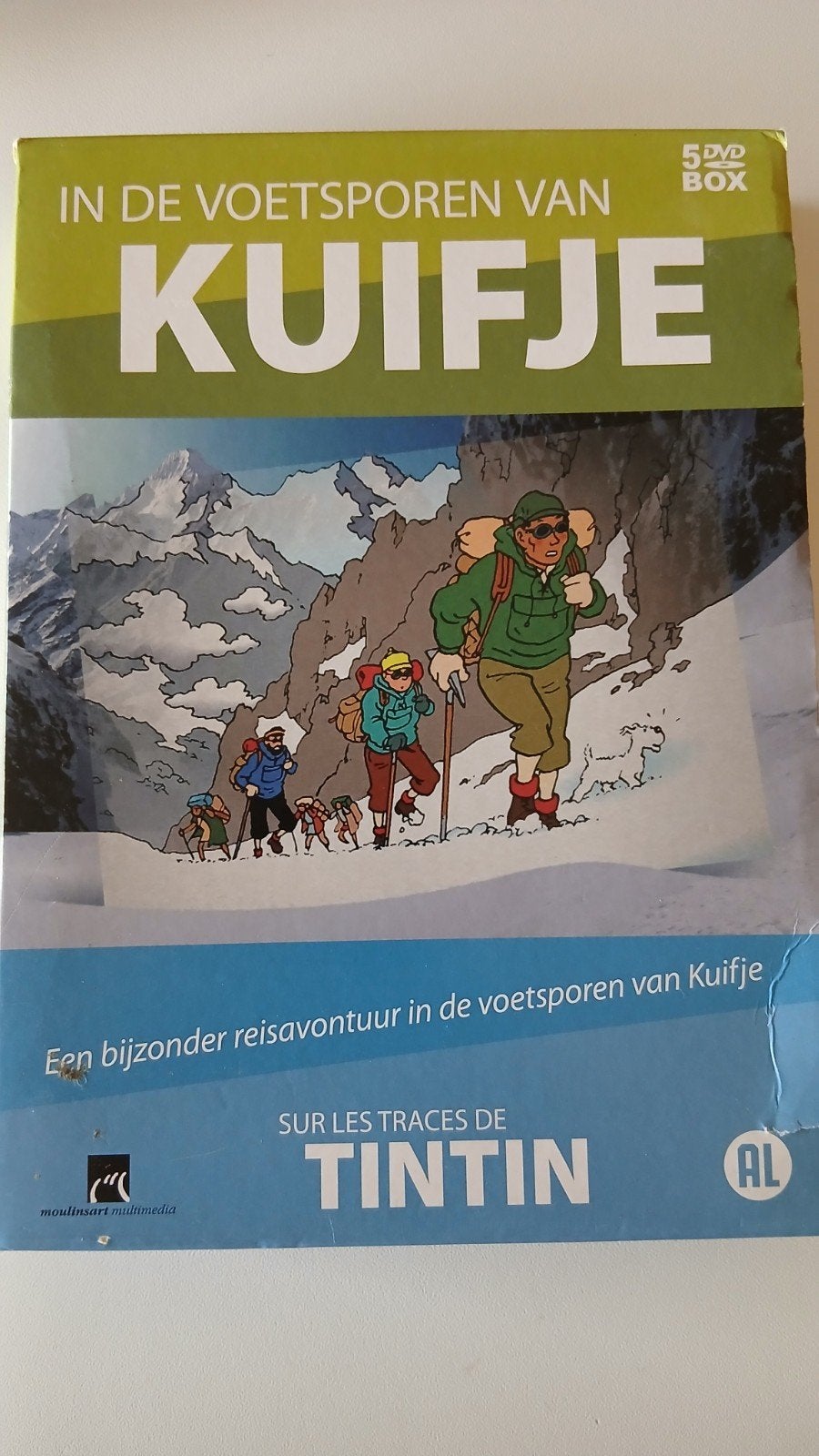 In de voetsporen van Kuifje - 5 DVD Box, Europees, Gebruikt, Serie, Alle leeftijden