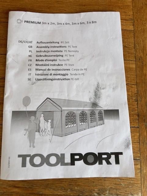Toolport tent, Ophalen, Zo goed als nieuw