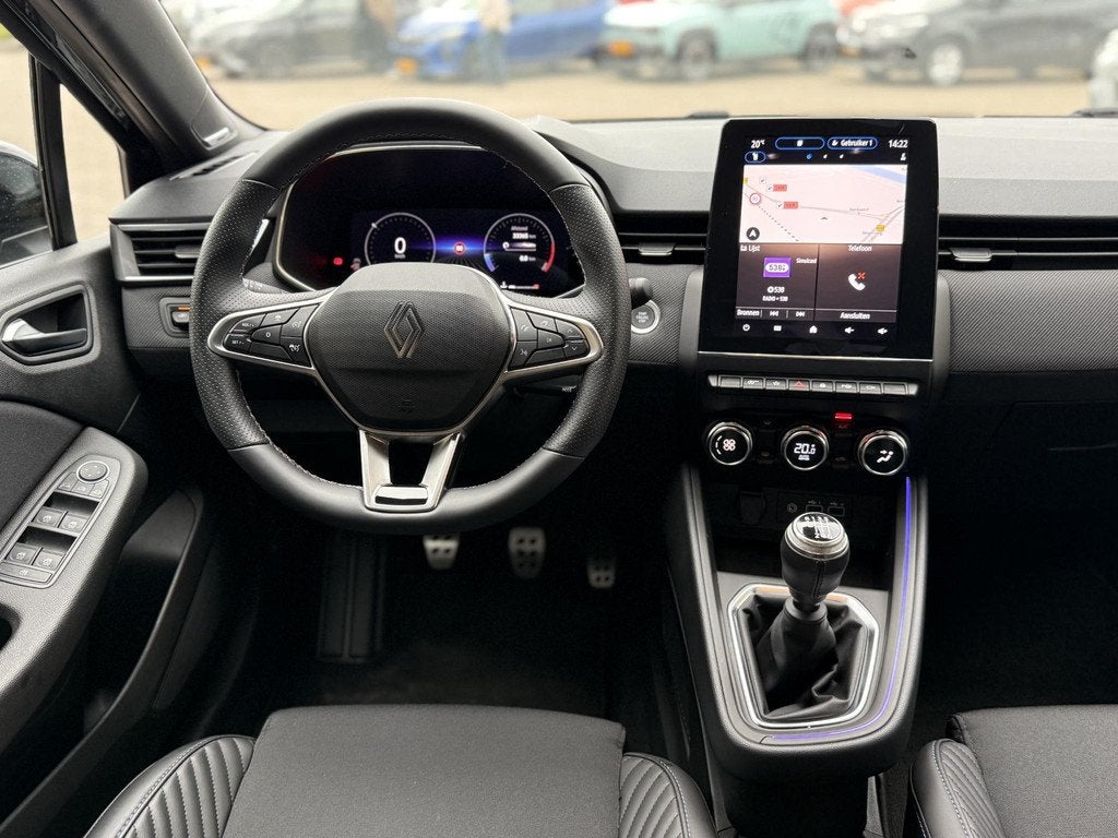 Renault Clio 1.0 TCe 90 GPF esprit Alpine | NAP | Bose Audio, Gebruikt, Met garantie (alle), Leder en Stof, Zwart