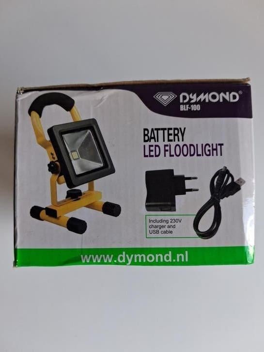 Dymond BLF-100 LED Bouwlamp / Schijnwerper, Minder dan 50 watt, Ophalen of Verzenden, Lamp met armatuur, Nieuw