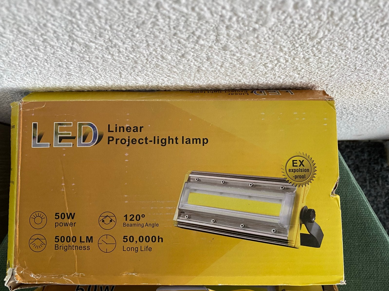 LED Lineaire Projectielamp 50W - Helder en Duurzaam, Huis en Inrichting, Metaal, Overige merken, Nieuw, Overige fittingen