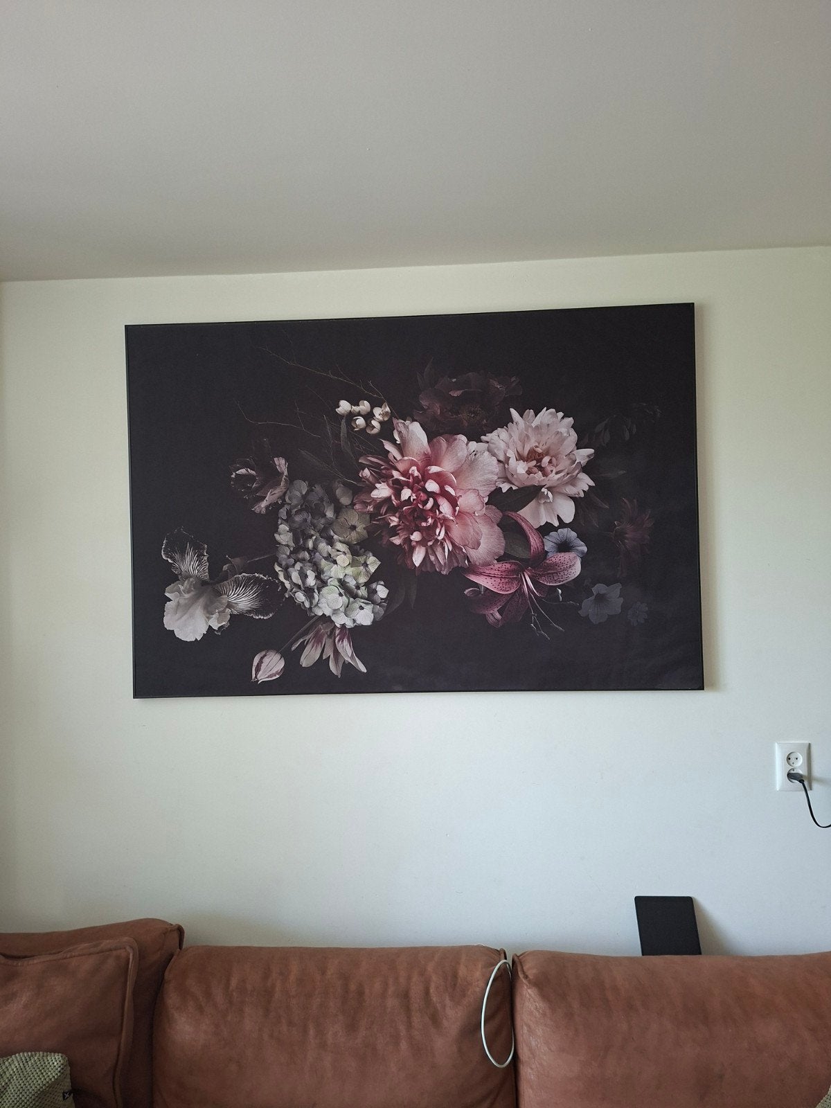 akoestisch schilderij met aluminium lijst, Huis en Inrichting, Ophalen, Schilderij, Meerkleurig, Textiel