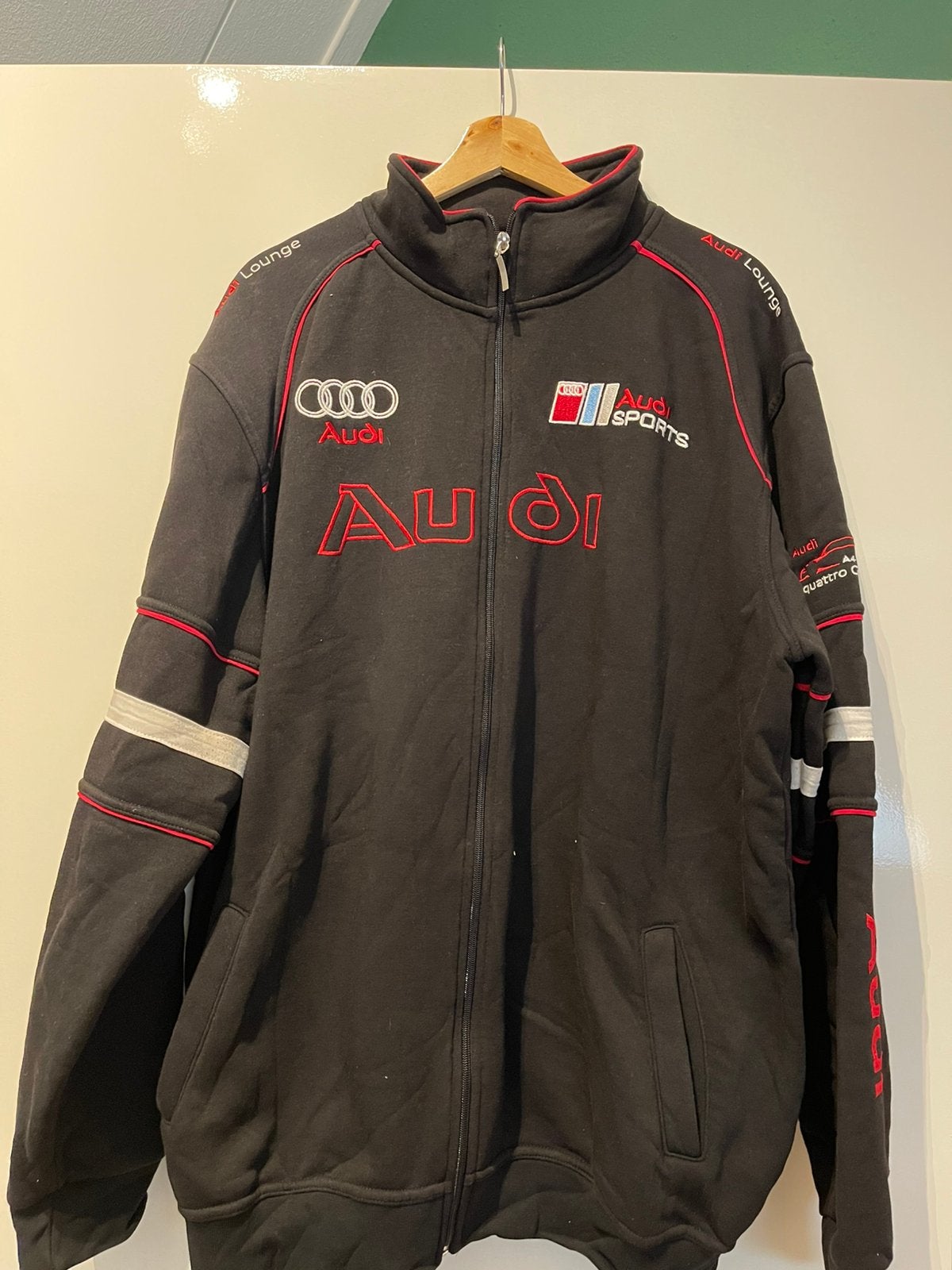 Audi herenvest 3xl zwart, Ophalen, Zo goed als nieuw, Overige maten, Zwart