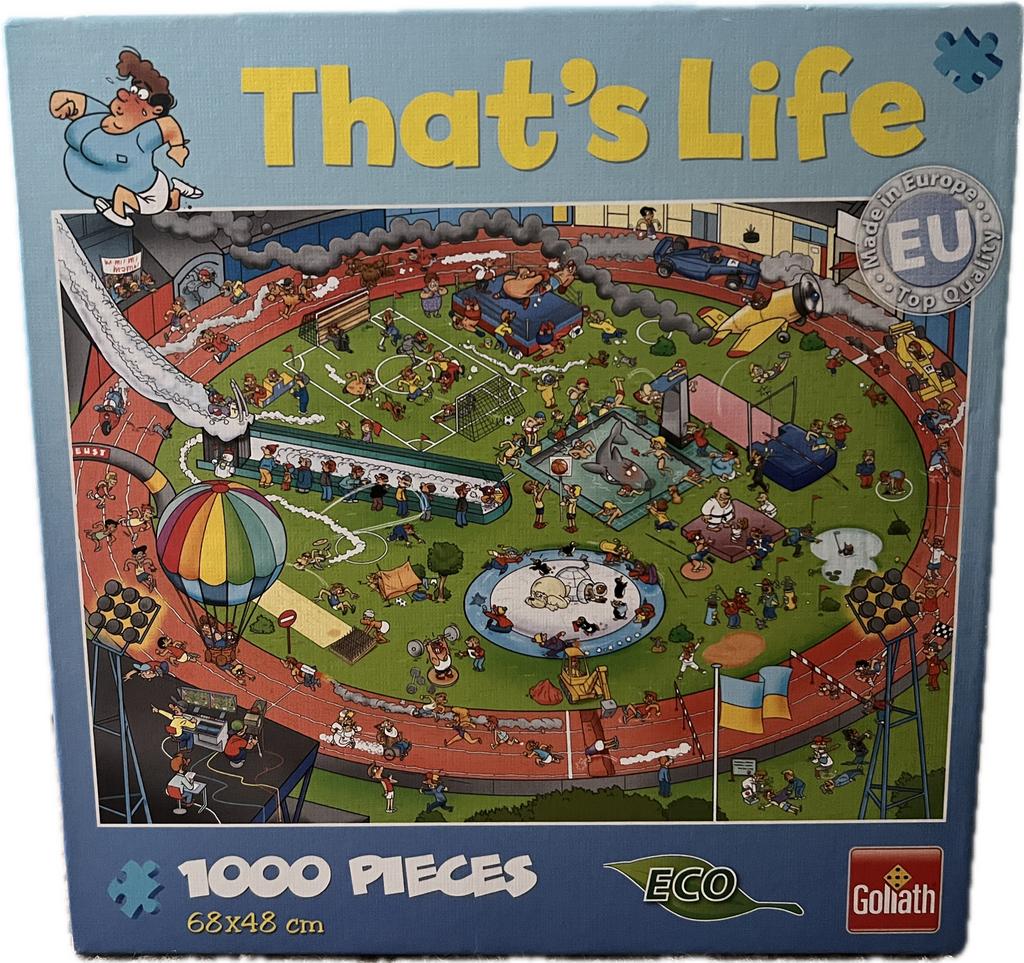 Goliath That's Life Legpuzzel 1000 stukjes, Ophalen, 500 t/m 1500 stukjes, Zo goed als nieuw, Legpuzzel