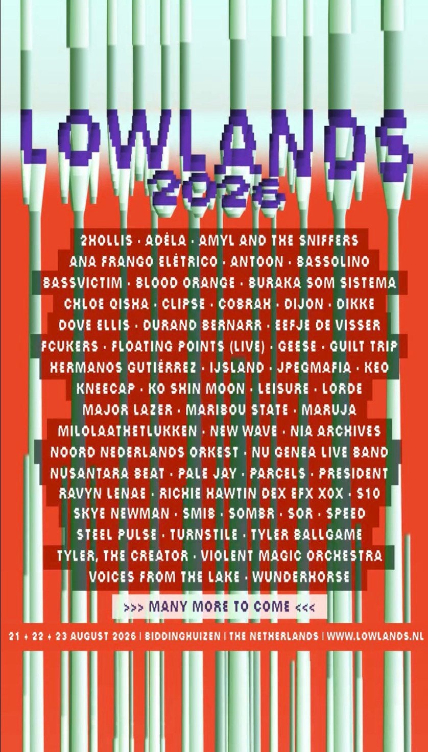 Camperticket Lowlands 2026, Tickets en Kaartjes, Evenementen en Festivals, Eén persoon