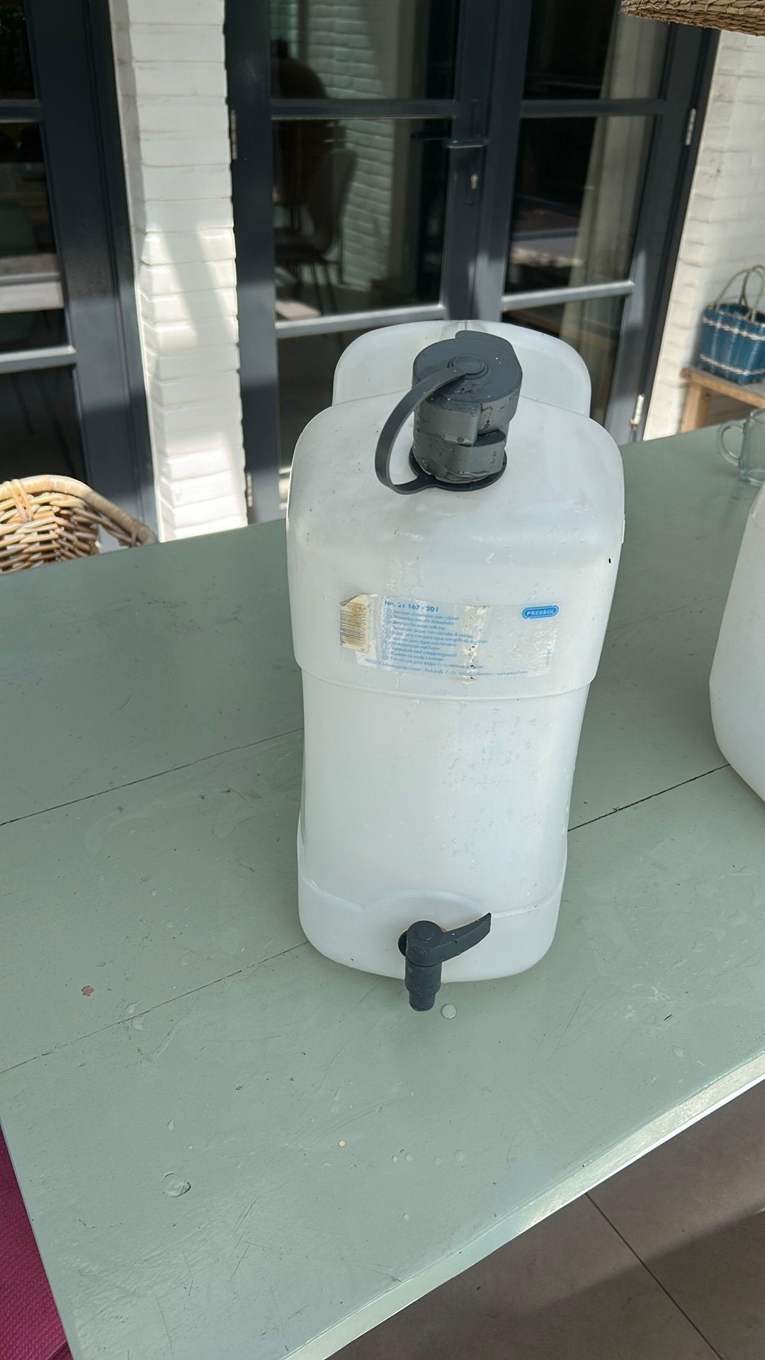 Jerrycan / watertank 20 liter, Ophalen of Verzenden, Zo goed als nieuw