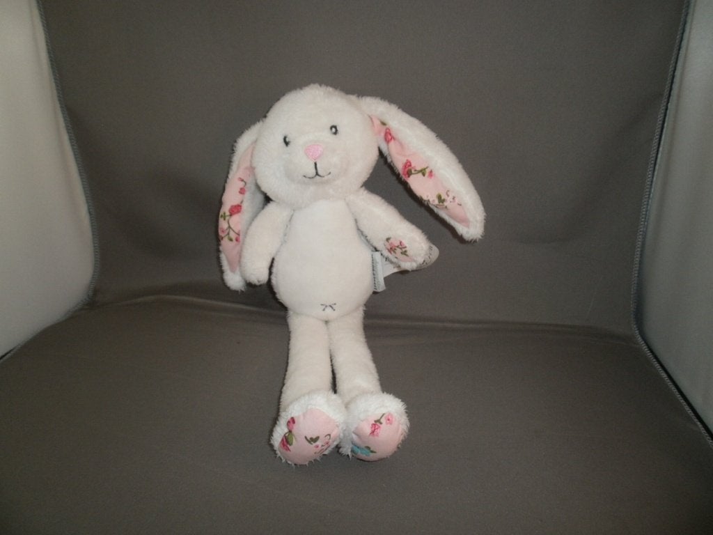 little Dutch konijn wit met roze neus en gebloemde oren poot, Kinderen en Baby's, Little Dutch, Konijn, Ophalen of Verzenden, Zo goed als nieuw